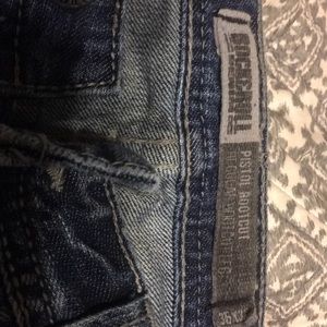 Rock and roll denim pistol bootcut jeans